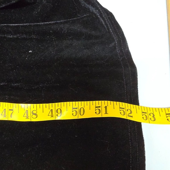 Urban CoCo‎ Maxi Dress Womens Small Black Velvet Goth Witchy Festival Medieval - Picture 14 of 16